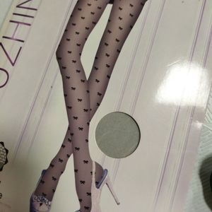 خرید اینترنتی جورابشلواری شیشه مشگی طرحدار زنانه jr73