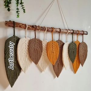 دیوارکوب برگ مکرومه مدل هما