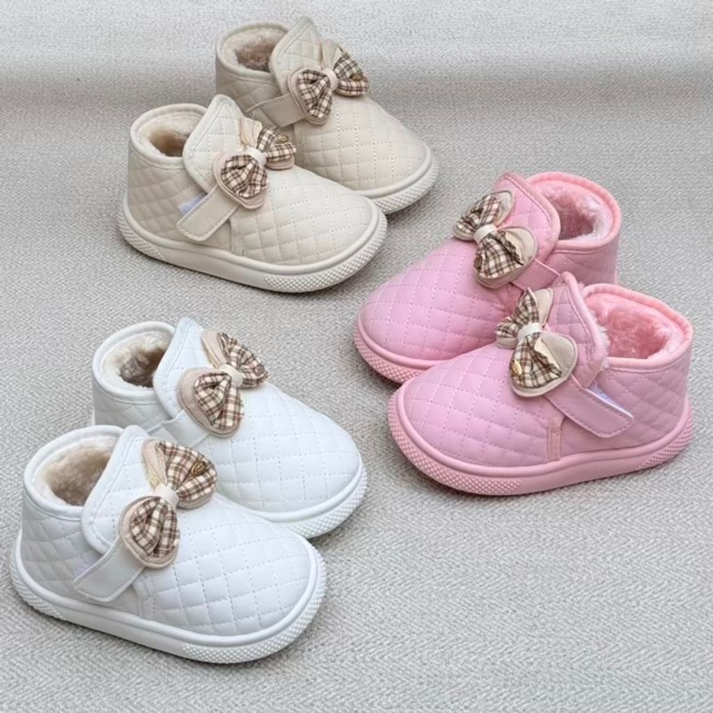 خرید اینترنتی قیمت بوت بچگانه شنل دوزی طرح پاپیون از توباکو کد 4092504