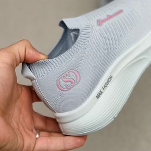 خرید اینترنتی قیمت کتونی بچگانه جورابی طرح اسکیچرز کد 4092301