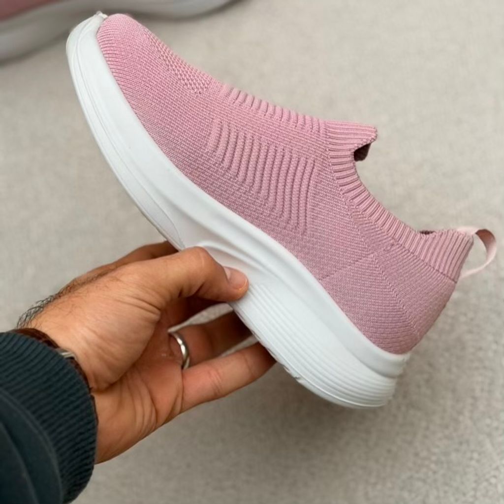 خرید اینترنتی قیمت کتونی بچگانه جورابی طرح اسکیچرز کد 4092301