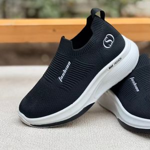 خرید اینترنتی قیمت کتونی بچگانه جورابی طرح اسکیچرز کد 4092301