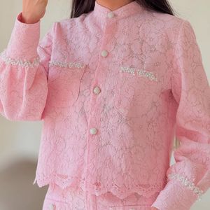 خرید آنلاین ست گیپور شلوار و شومیز مجلسی زنانه (36_44)