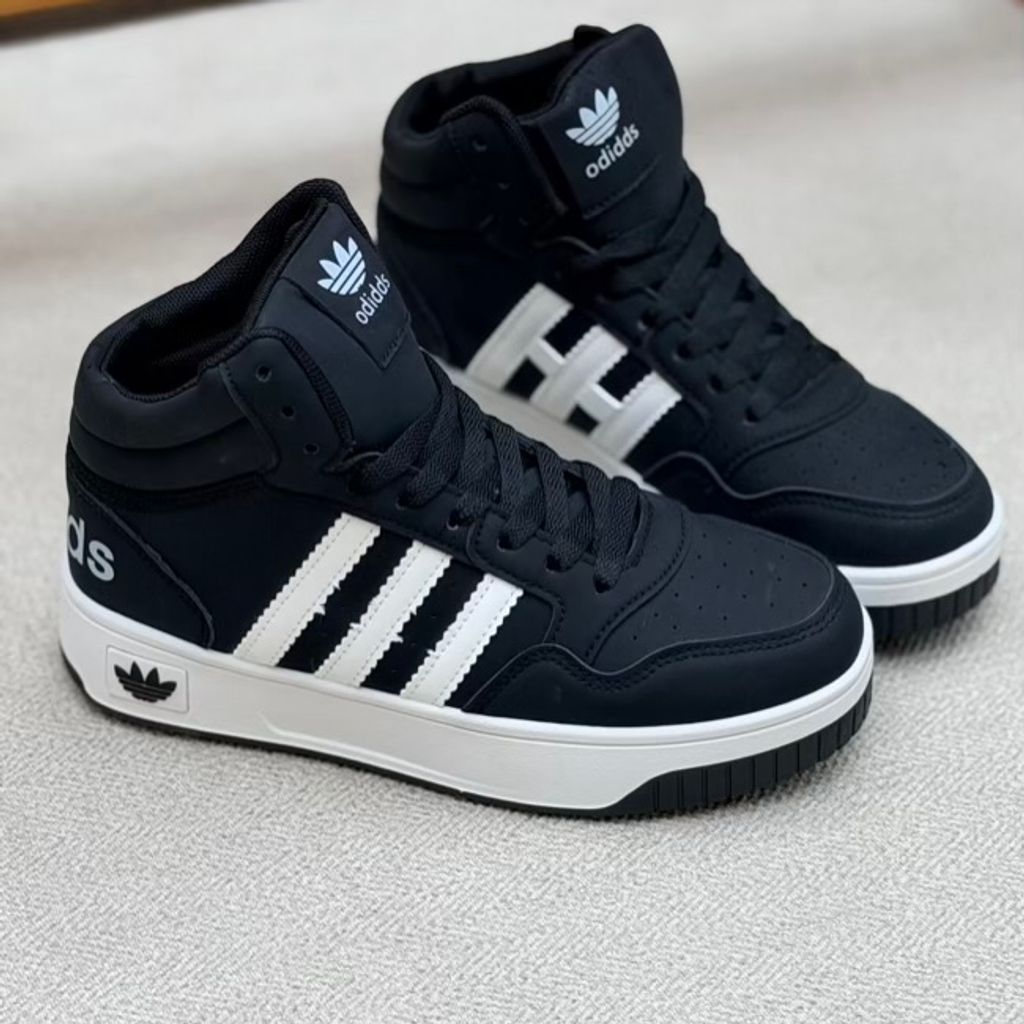 خرید اینترنتی قیمت کتونی بچگانه نیمساق طرح سه خط آدیداس از کاشوز کد 4092503