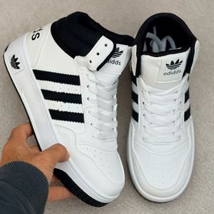 خرید اینترنتی قیمت کتونی بچگانه نیمساق طرح سه خط آدیداس از کاشوز کد 4092503