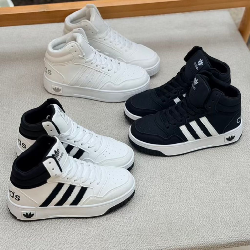 خرید اینترنتی قیمت کتونی بچگانه نیمساق طرح سه خط آدیداس از کاشوز کد 4092503