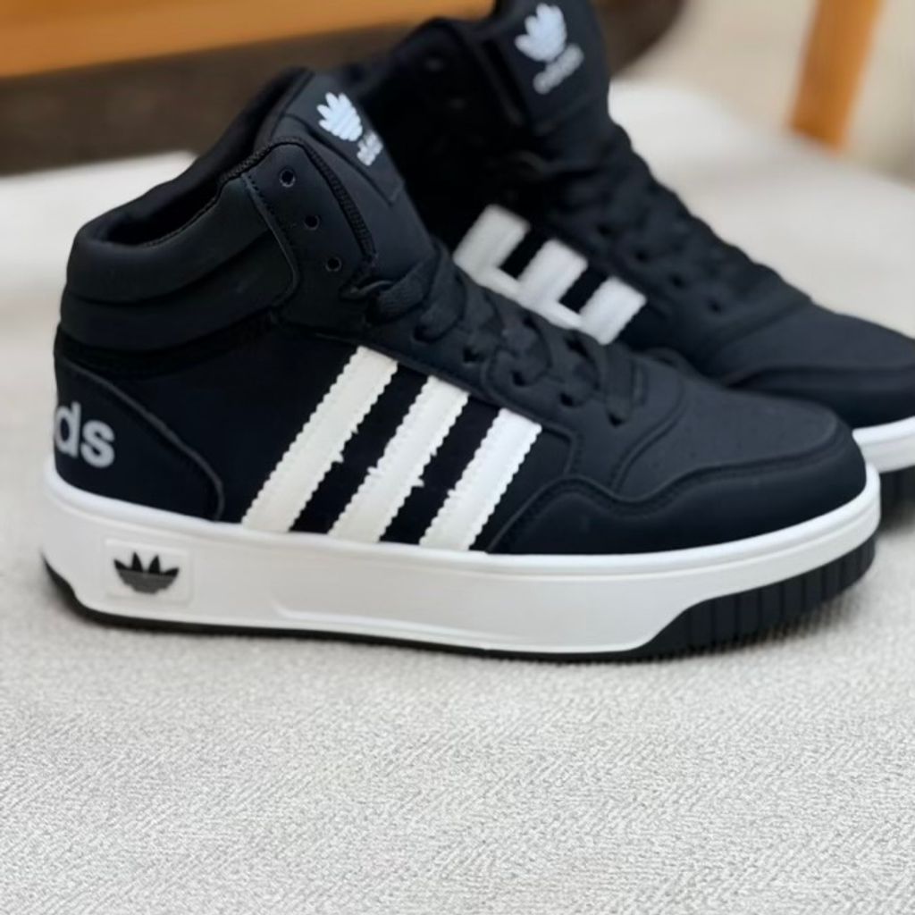 خرید اینترنتی قیمت کتونی بچگانه نیمساق طرح سه خط آدیداس از کاشوز کد 4092503