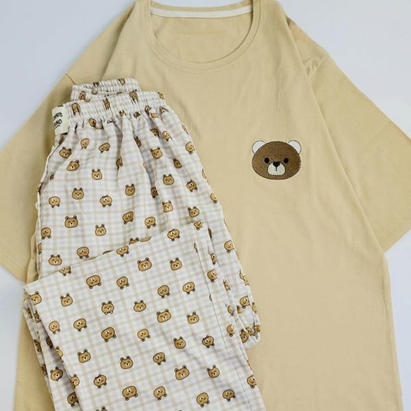 ست لباس راحتی زنانه ست لانگ و بگ پینترستی