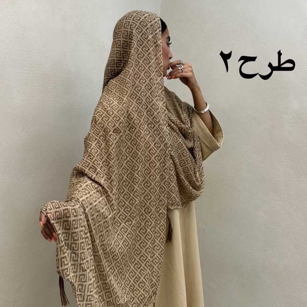 شال پلیسه طرحدار کد1