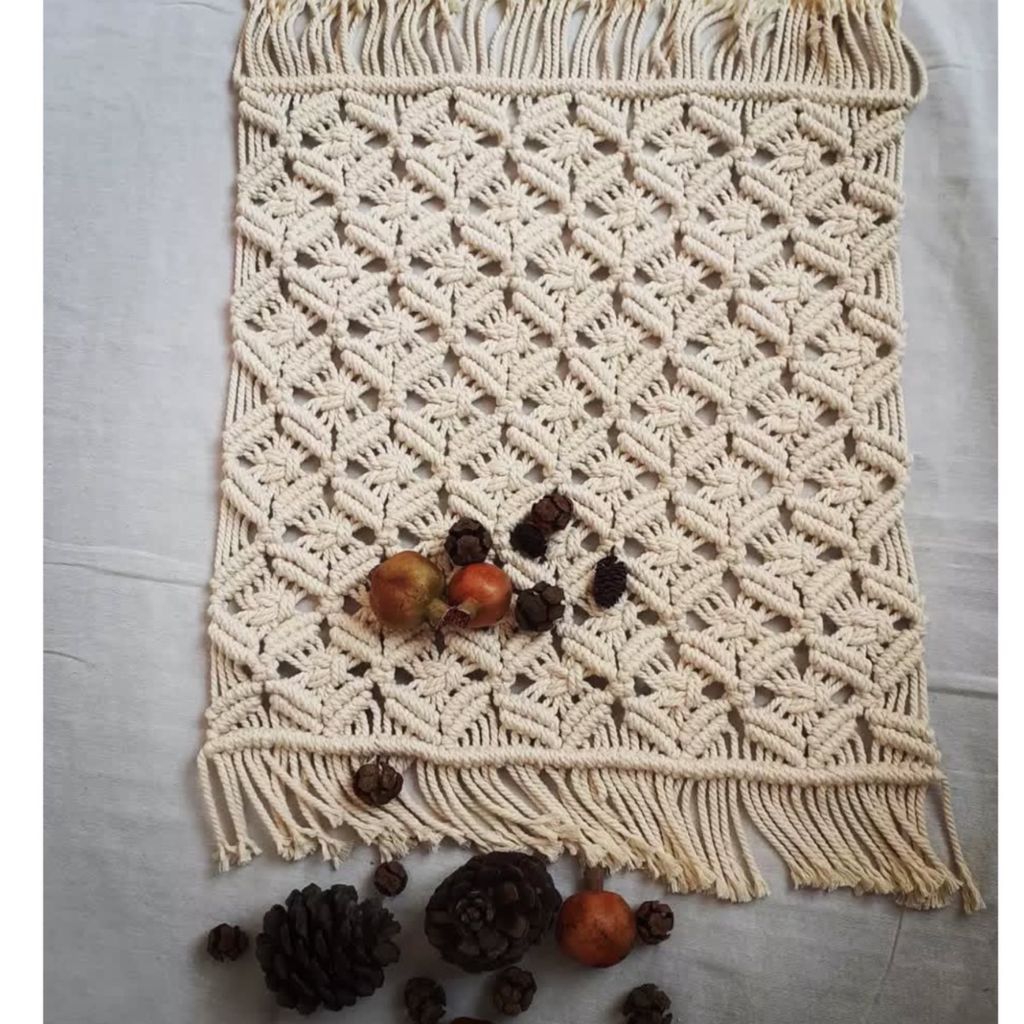 خرید اینترنتی رانر مکرومه مدل کریسمس