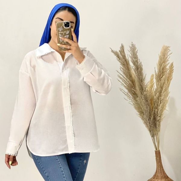 شومیز مانتویی نوار عدسی