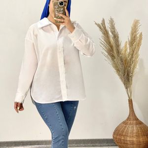 خرید آنلاین شومیز مانتویی نوار عدسی