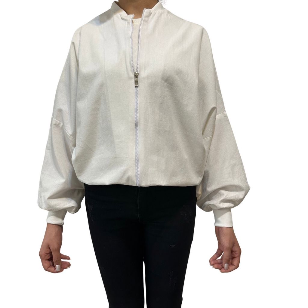 خرید انلاین بامبر زنانه جنس لینن رنگ سبز، سفید، مشکی