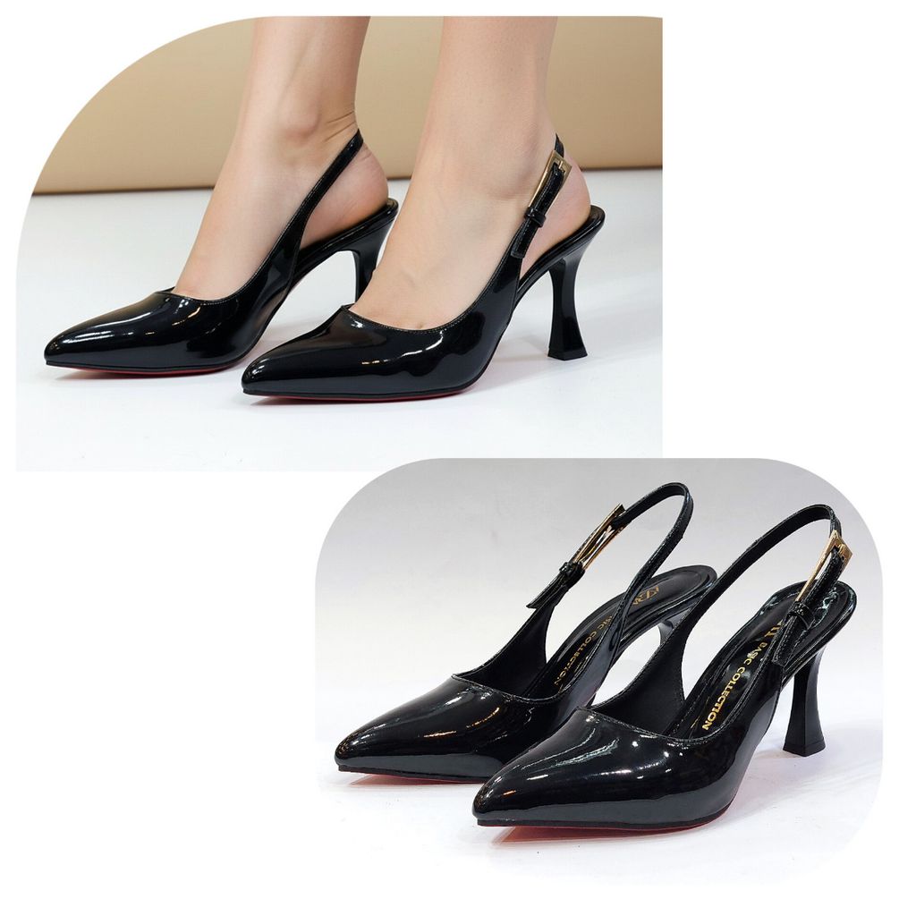 قیمت ارزان کفش مجلسی زنانه پشت باز پاشنه بلند طرح زارا Zara