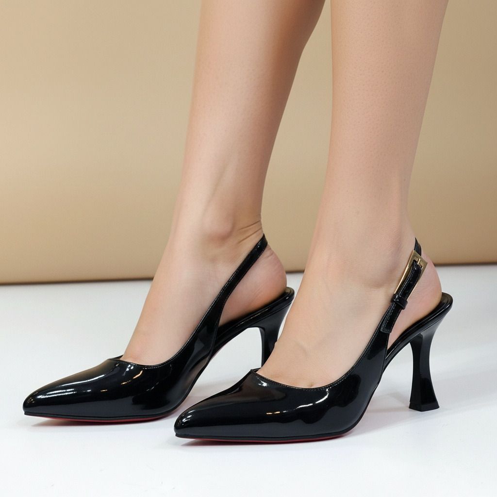 قیمت کفش مجلسی زنانه پشت باز پاشنه بلند طرح زارا Zara