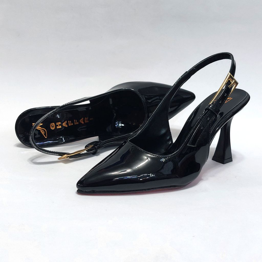 قیمت ارزان کفش مجلسی زنانه پشت باز پاشنه بلند طرح زارا Zara