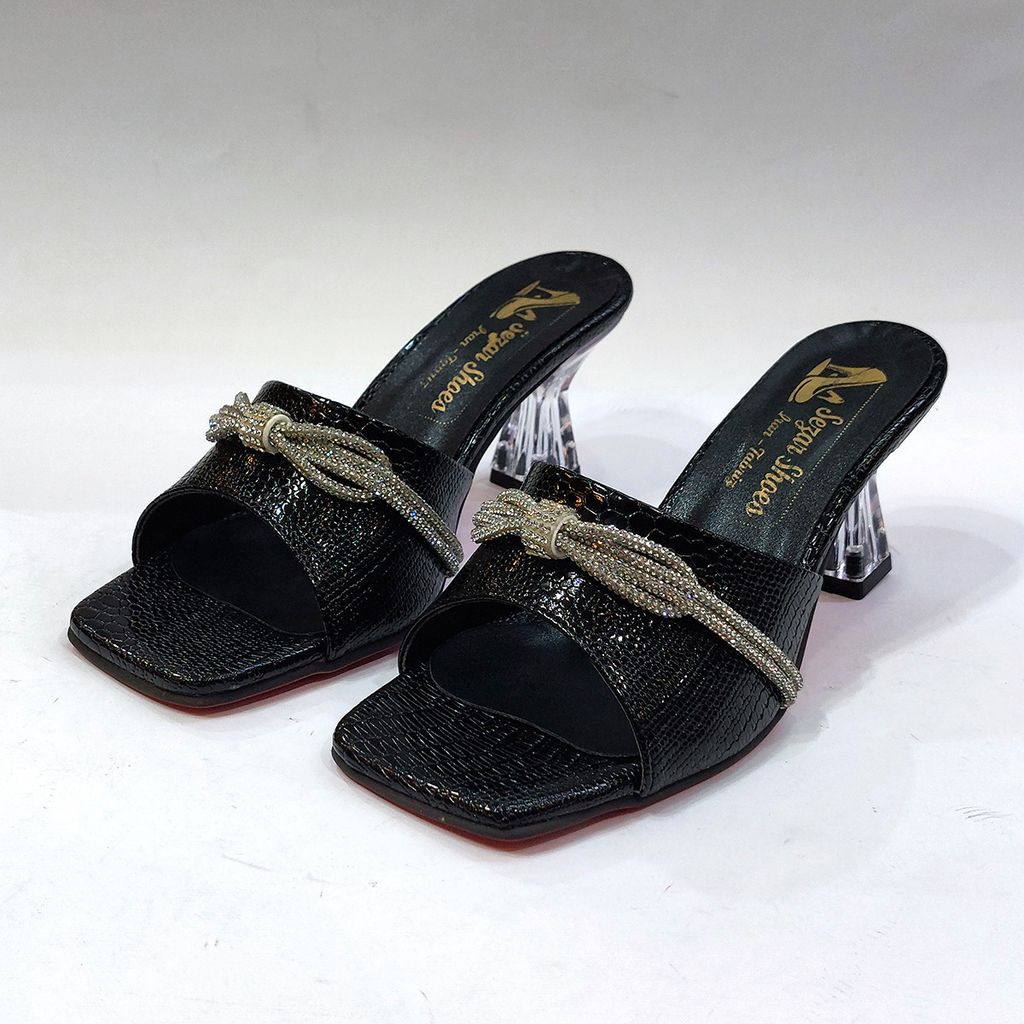 قیمت صندل پاشنه بلند نگین دار شیک و با کیفیت