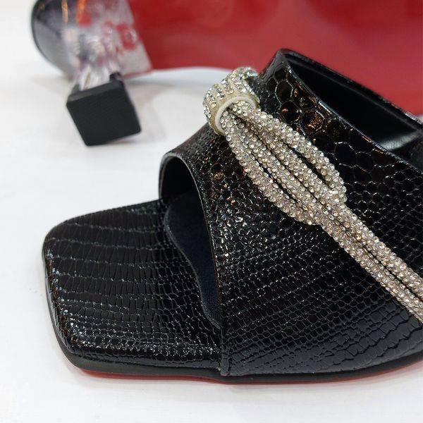 صندل پاشنه بلند نگین دار شیک و با کیفیت