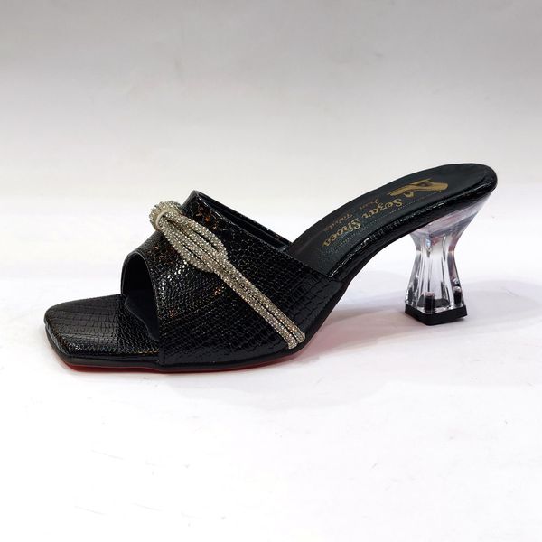 صندل پاشنه بلند نگین دار شیک و با کیفیت