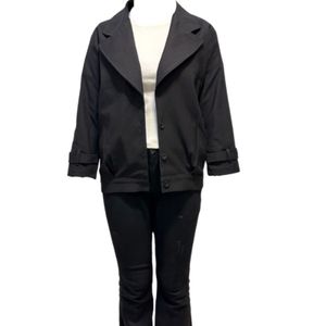 خرید آنلاین شومیز مدل کتی یقه انگلیسی زنانه رنگ مشکی