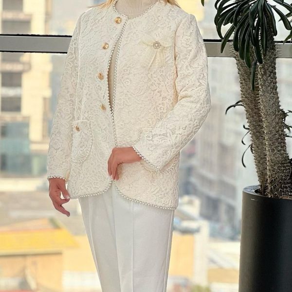 کت گیپور مخمل  زنانه مدل رستا سایزبندی (36_44)