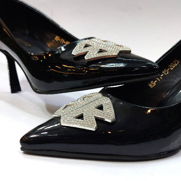 کفش مجلسی زنانه پاشنه بلند نگین دار شیک و با کیفیت بالا