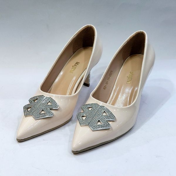 کفش مجلسی زنانه پاشنه بلند نگین دار شیک و با کیفیت بالا