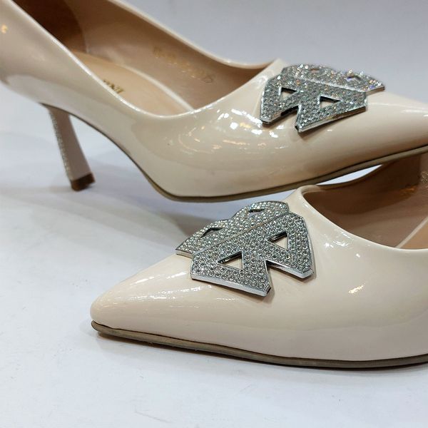 کفش مجلسی زنانه پاشنه بلند نگین دار شیک و با کیفیت بالا