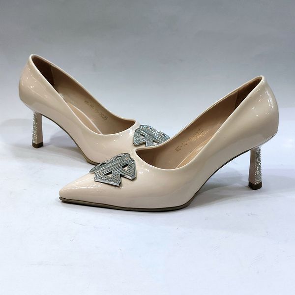 کفش مجلسی زنانه پاشنه بلند نگین دار شیک و با کیفیت بالا