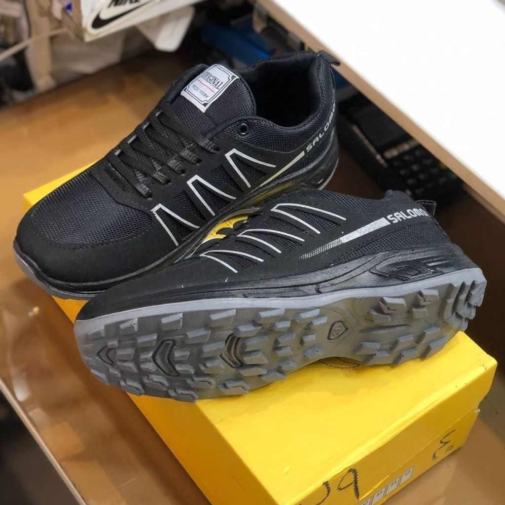 خرید اینترنتی قیمت کفش سالامون مردانه تزریق مستقیم مشکی