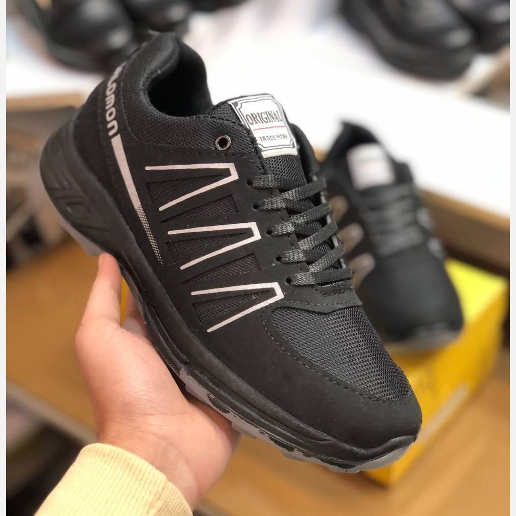 خرید اینترنتی قیمت کفش سالامون مردانه تزریق مستقیم مشکی