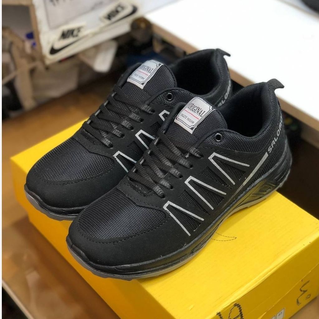 خرید اینترنتی قیمت کفش سالامون مردانه تزریق مستقیم مشکی
