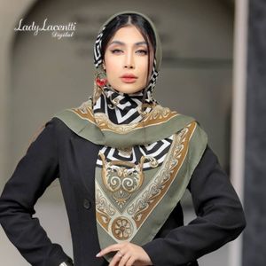 خرید اینترنتی روسری نخی سیا اسکارف قواره 100 در طرحبندی متنوع