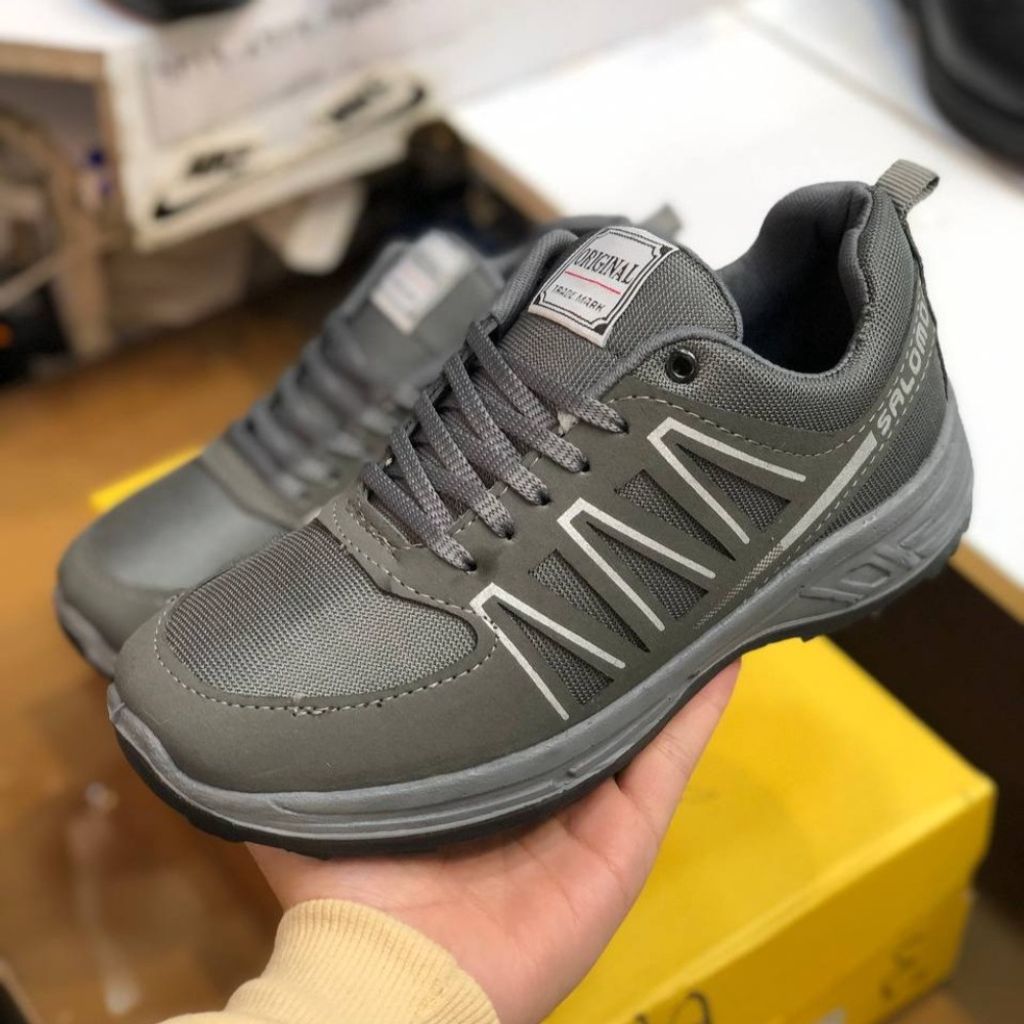 خرید انلاین کفش سالامون مردانه تزریق مستقیم طوسی