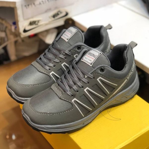 کفش سالامون مردانه تزریق مستقیم طوسی