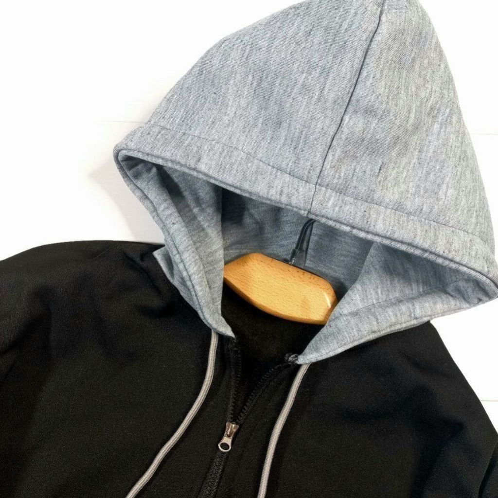 فروش اینترنتی سویشرت  زنانه و دخترانه کلاه دورس طوسی