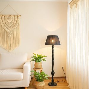 خرید آنلاین آباژور ایستاده چوبی طرح کلاسیک