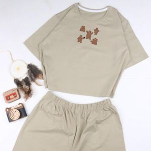 خرید آنلاین ست کراپ و شورتک کد 1202