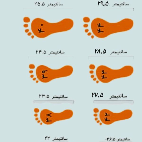 کفش اسپرت مردانه مناسب استفاده روزانه سایز 40 تا 44