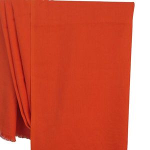 شال نارنجی ساده تک رنگ