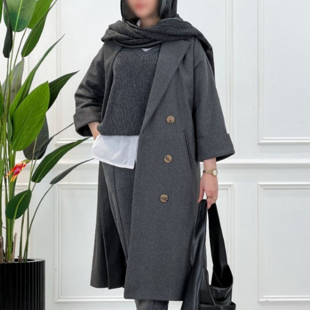 خرید انلاین پالتو بلند فوتر پارسی