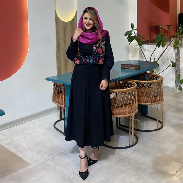 وست و کمربند سوزندوزی مهتاب(کالکشن فروزان نریمیسا)