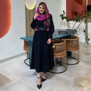 خرید اینترنتی دامن پیله دار رنا (کالکشن فروزان نریمیسا)