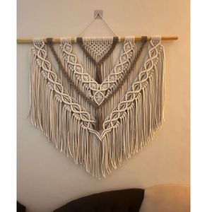 دیواراویز مکرومه بافی مدل موکا