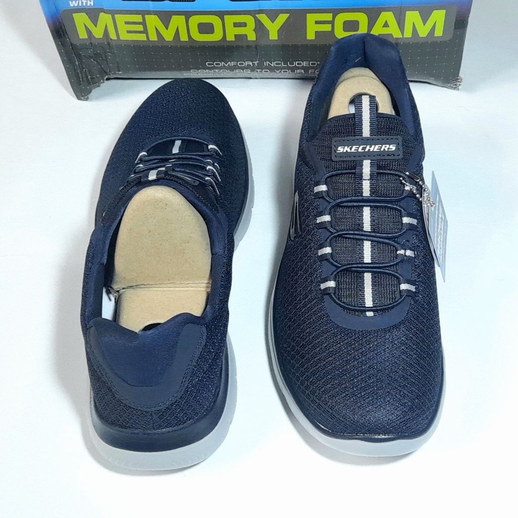 خرید انلاین کفش مردانه راحتی بند کشی اسکچرز Summits