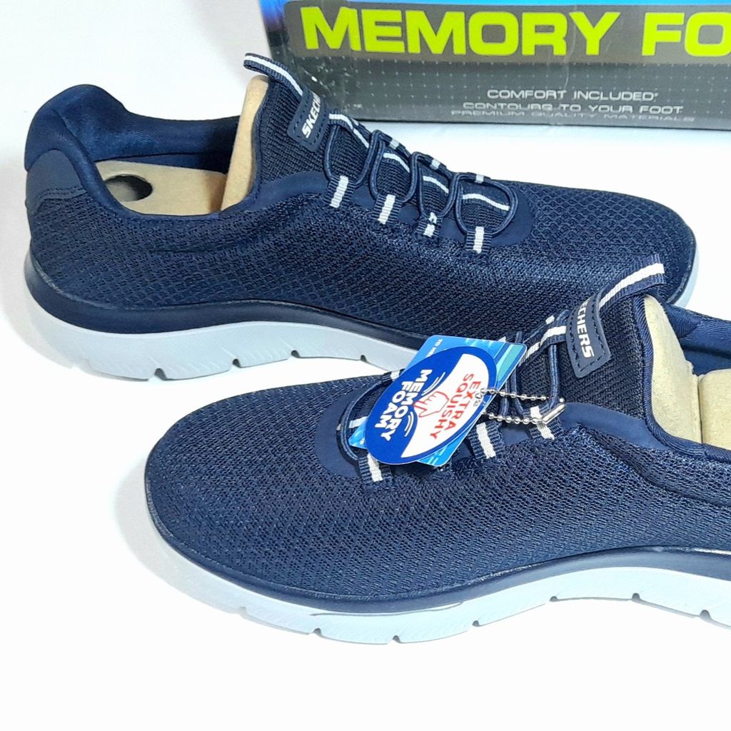 قیمت ارزان کفش مردانه راحتی بند کشی اسکچرز Summits