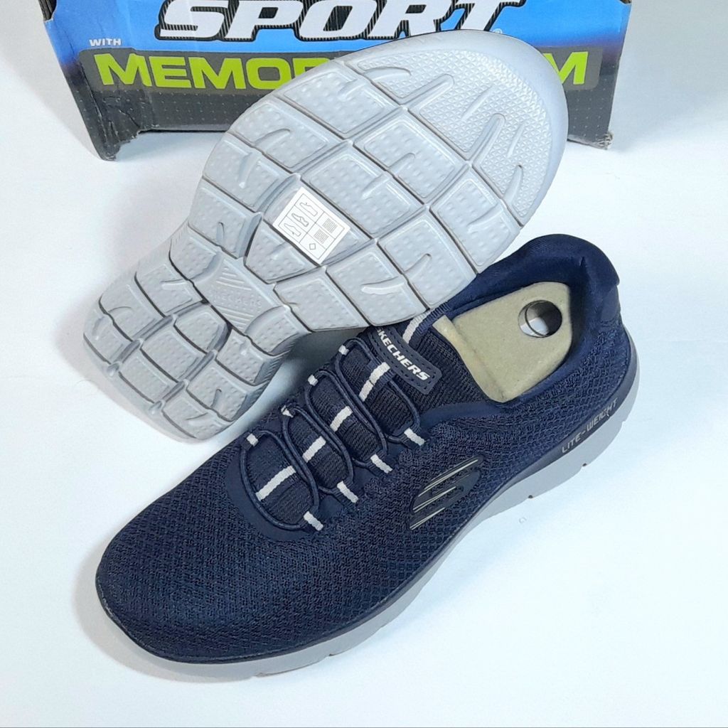 قیمت کفش مردانه راحتی بند کشی اسکچرز Summits