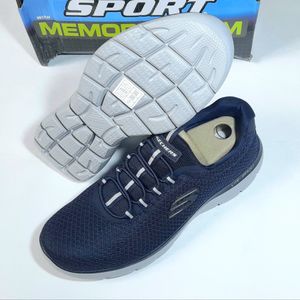 قیمت کفش مردانه راحتی بند کشی اسکچرز Summits