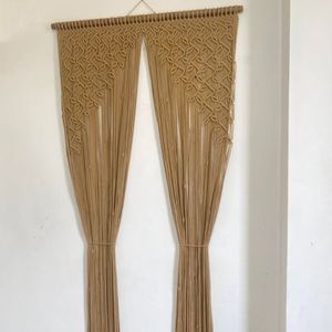 مشخصات پرده جوانه مکرومه طرح نخل