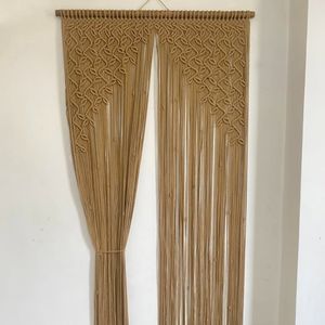 خرید آنلاین پرده جوانه مکرومه طرح نخل